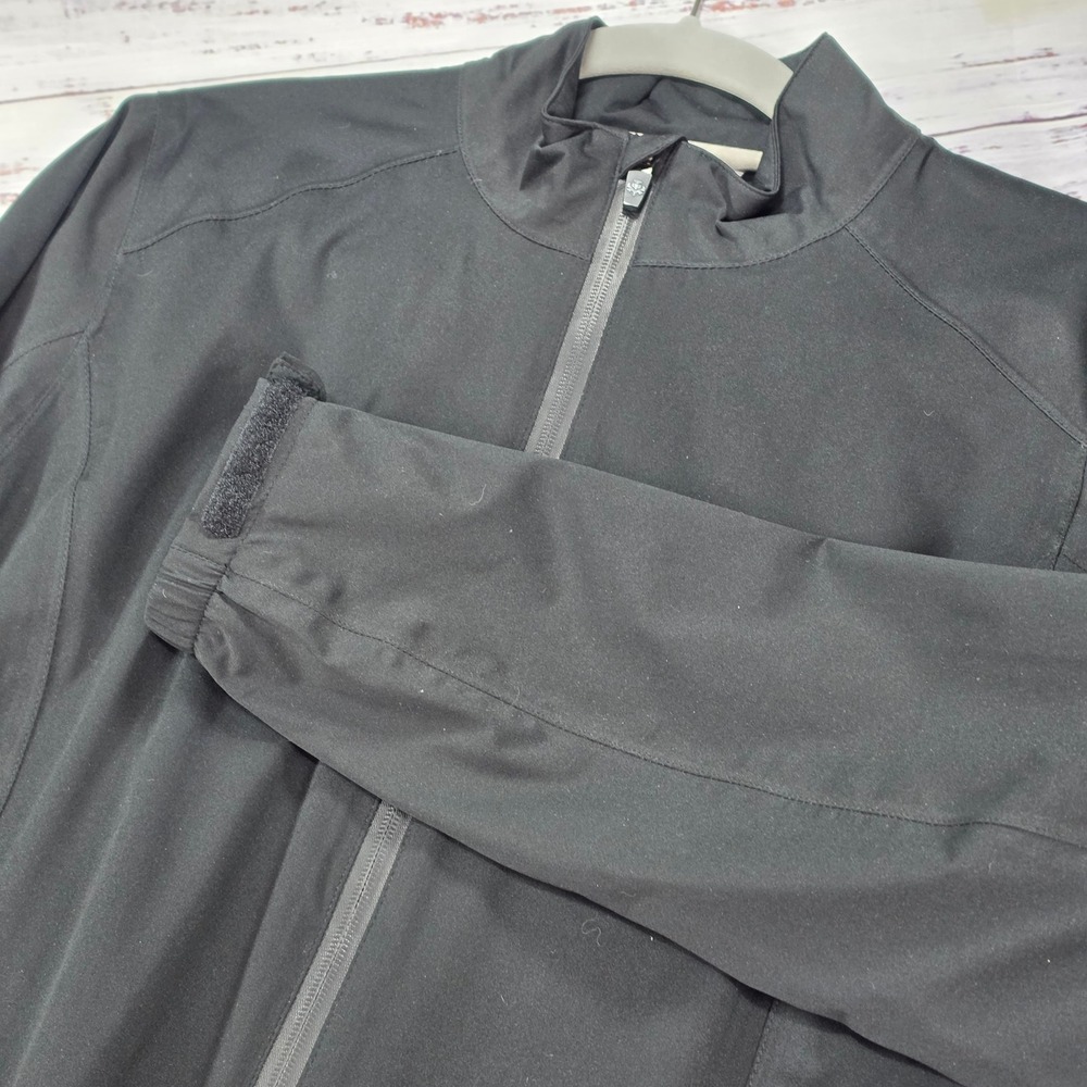 Lady Hagen Rain Jacket Womens Medium Black New HydroProof Ultra Waterproof Golf